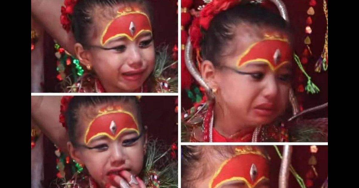 देशमा ठूलो संकट आउन सक्ने आशंका छ, किनकि कुमारी माजु रुनुभएको छ